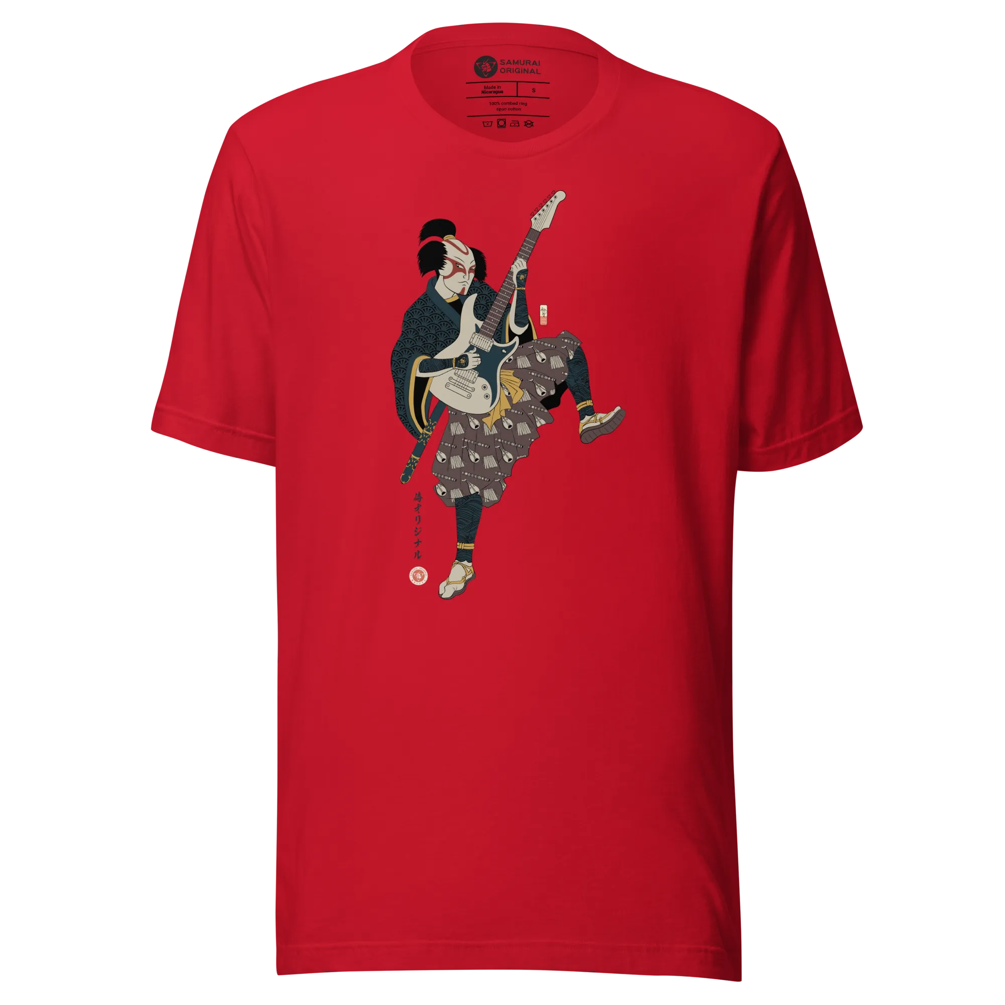 Samurai Guitar Player Music Ukiyo-e Unisex T-Shirt