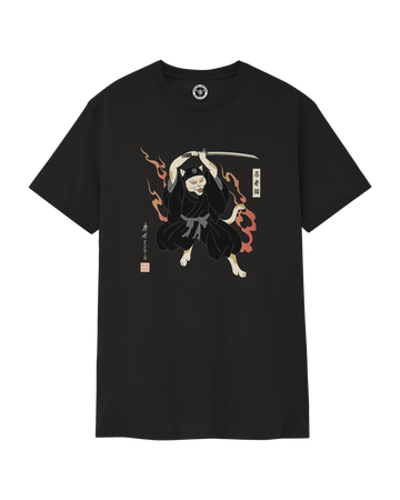 Cat Ninja Japanese Ukiyo-e Unisex T-shirt