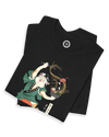 Cat Samurai Ramen Japanese Ukiyo-e Unisex t-shirt