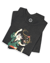 Cat Samurai Ramen Japanese Ukiyo-e Unisex t-shirt