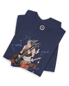 Samurai Bass Guitar Japanese Ukiyo-e Unisex T-shirt 8