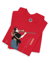 Samurai Trombone Japanese Ukiyo-e Unisex T-shirt No.2