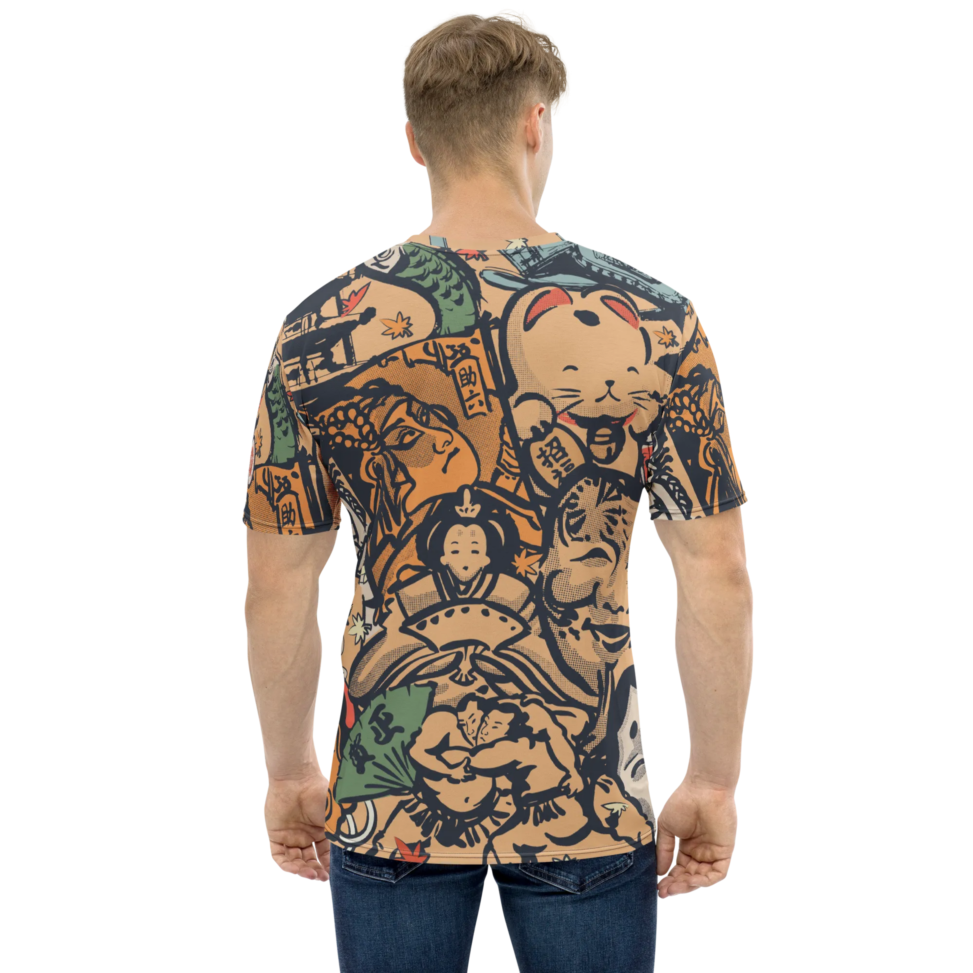 Japanese Culture All-over Print Men's T-shirt -