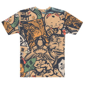 Japanese Culture All-over Print Men's T-shirt - Samurai Original