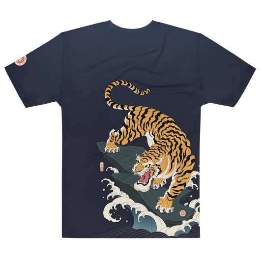 Tiger Japanese Ukiyo-e All-over Print Men's T-shirt