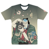 Samurai Photographer 5 Camera Ukiyo-e All-over Print Men's T-shirt