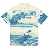 Landscape Ukiyo-e Japanese Ukiyo-e Hawaii Unisex button shirt