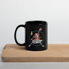 Samurai Basketball Player 3 Sport Ukiyo-e Black Glossy Mug