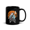 Halloween Samurai Disguise Jason Voorhees Black Glossy Mug