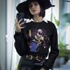 Samurai and Geisha Skeleton Halloween Classic Unisex Sweatshirt