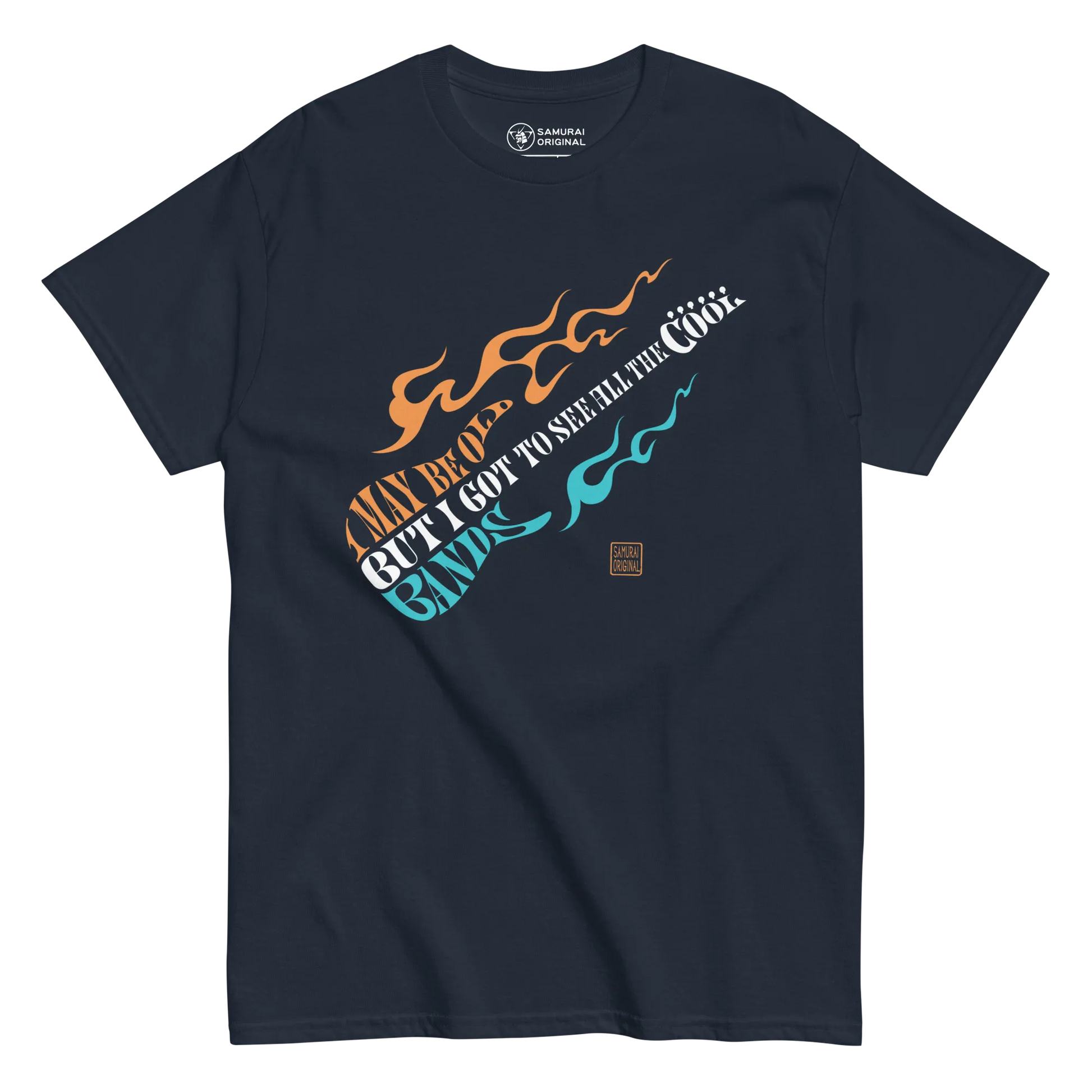 I May Be Old But I Got To See All The Cool Bands Men's Classic Tee - Navy / S