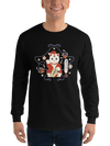 Maneki Neko Japanese Christmas Unisex Long Sleeve Shirt