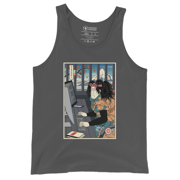 Samurai Programmer 3 Computer Science Ukiyo-e Men's Tank Top