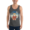 Dog Shiba Inu Samurai Ukiyo-e Funny Men's Tank Top