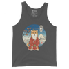 Dog Shiba Inu Samurai Ukiyo-e Funny Men's Tank Top