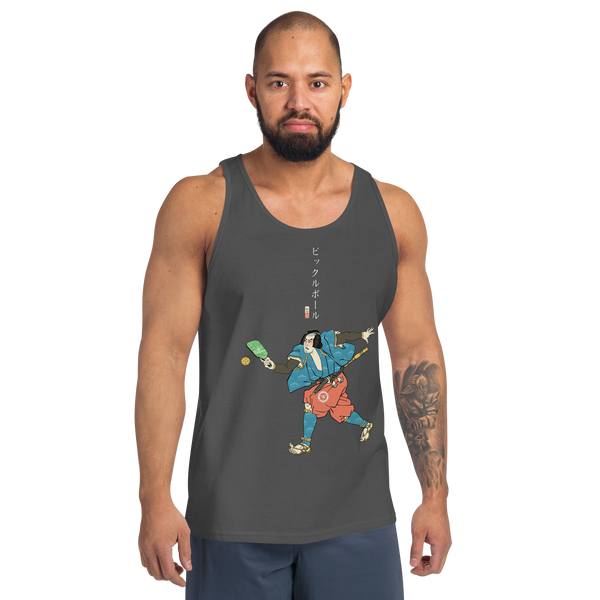 Samurai Play Pickleball Ukiyo-e Men's Tank Top