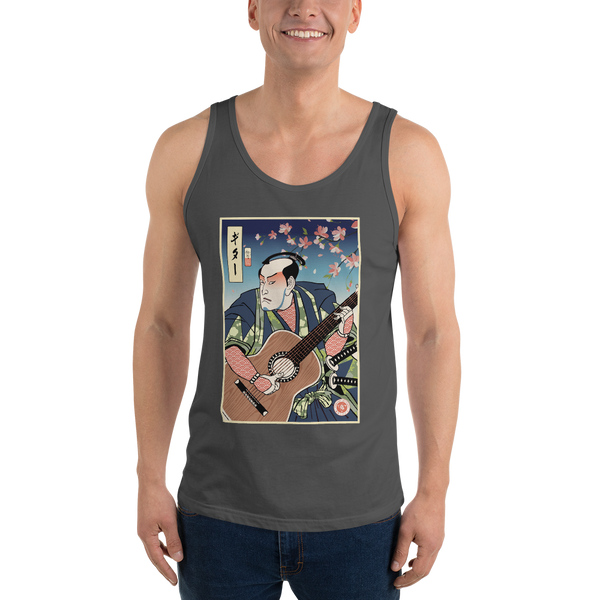 Samurai Guitar Player 2 Music Ukiyo-e Men's Tank Top