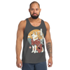 Samurai Dog Akita Best Friend Ukiyo-e Men's Tank Top