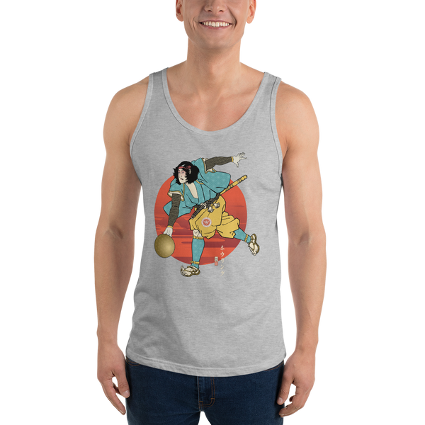 Samurai Play Bowling Ukiyo-e Men's Tank Top