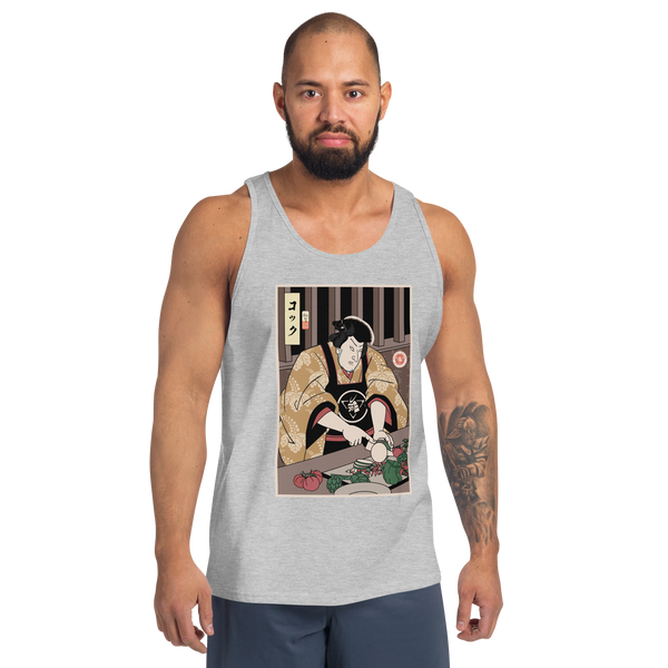 Samurai Chef 2 Cook Dish Ukiyo-e Men's Tank Top