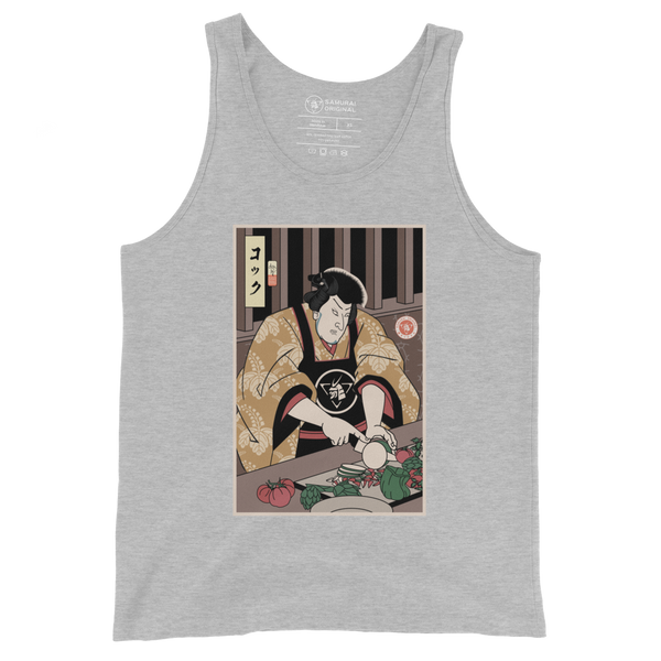 Samurai Chef 2 Cook Dish Ukiyo-e Men's Tank Top