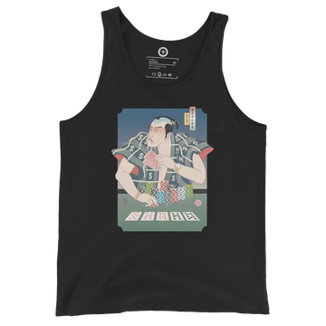 Samurai Pocker Ukiyo-e Unisex Tank Top