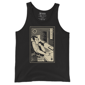 Samurai Programmer Computer Science Ukiyo-e Unisex Tank Top - Samurai Original