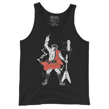 Samurai Rock and Roll Ukiyo-e Unisex Tank Top