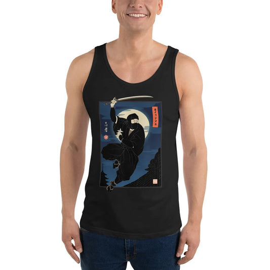 Ninja Japanese Ukiyo-e Men's Tank Top