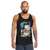 Samurai Cat Love Fish 2 Ukiyo-e Funny Men's Tank Top