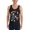 Samurai BBQ Barbecue Funny Ukiyo-e Men's Tank Top