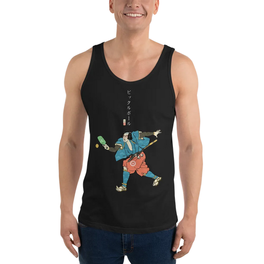 Samurai Play Pickleball Ukiyo-e Men's Tank Top