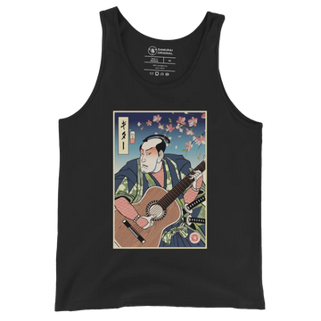 Samurai Guitar Player 2 Music Ukiyo-e Men's Tank Top