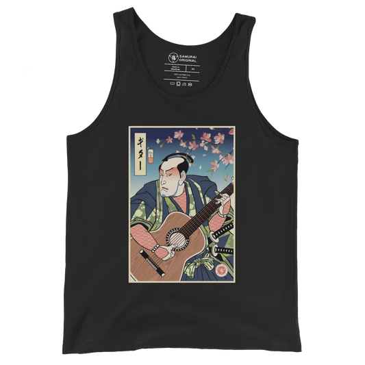 Samurai Guitar Player 2 Music Ukiyo-e Men's Tank Top