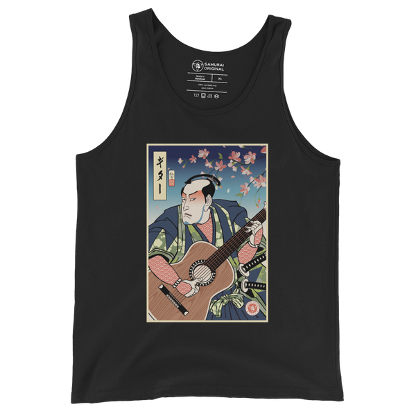 Samurai Guitar Player 2 Music Ukiyo-e Men's Tank Top