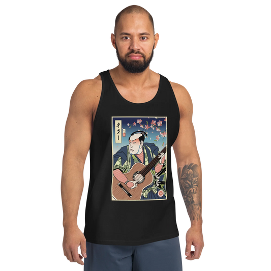 Samurai Guitar Player 2 Music Ukiyo-e Men's Tank Top