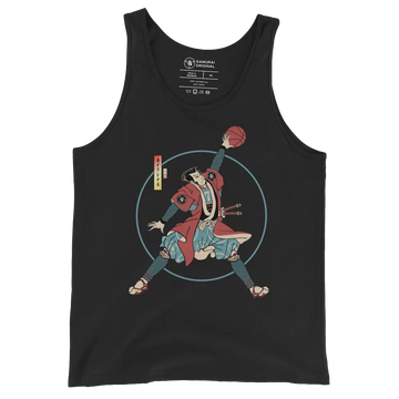 Samurai Basketball Player 3 Sport Ukiyo-e Men's Tank Top