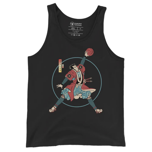 Samurai Basketball Player 3 Sport Ukiyo-e Men's Tank Top