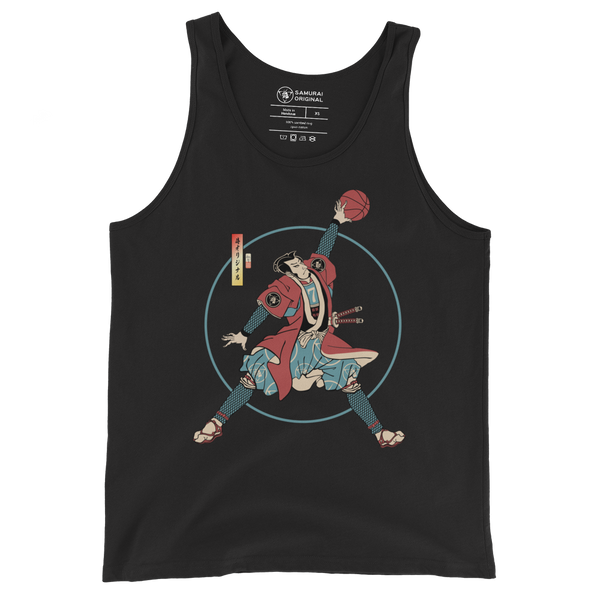 Samurai Basketball Player 3 Sport Ukiyo-e Men's Tank Top