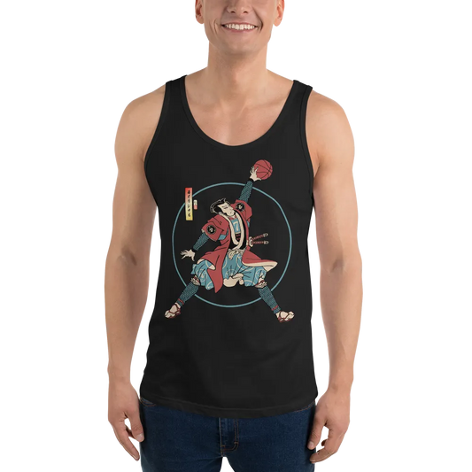 Samurai Basketball Player 3 Sport Ukiyo-e Men's Tank Top