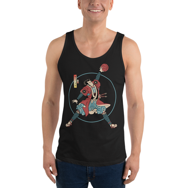 Samurai Basketball Player 3 Sport Ukiyo-e Men's Tank Top