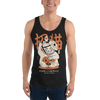 Halloween Cat Maneki Neko & Jason Voorhees Mask Men's Tank Top