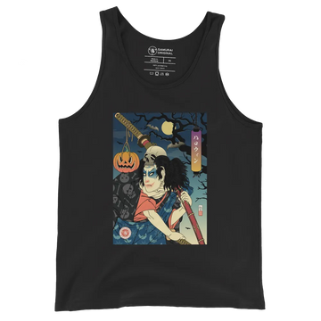 Halloween Samurai Joker Ukiyo-e Men's Tank Top