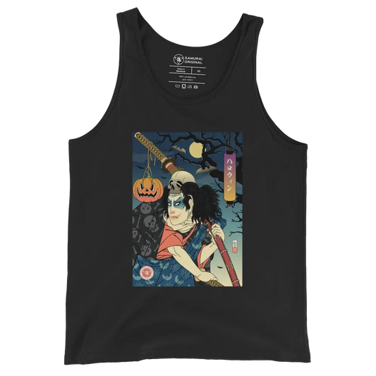 Halloween Samurai Joker Ukiyo-e Men's Tank Top