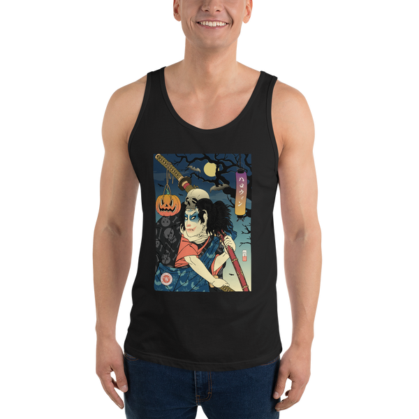 Halloween Samurai Joker Ukiyo-e Men's Tank Top