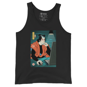 Samurai Programmer 4 Code Developer Ukiyo-e Men's Tank Top