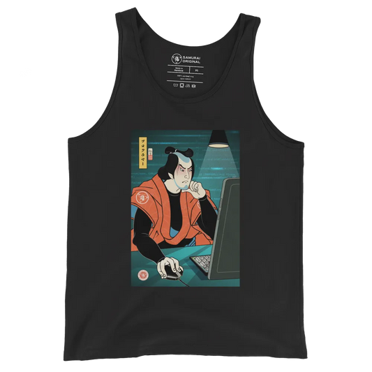 Samurai Programmer 4 Code Developer Ukiyo-e Men's Tank Top