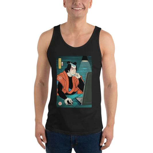 Samurai Programmer 4 Code Developer Ukiyo-e Men's Tank Top