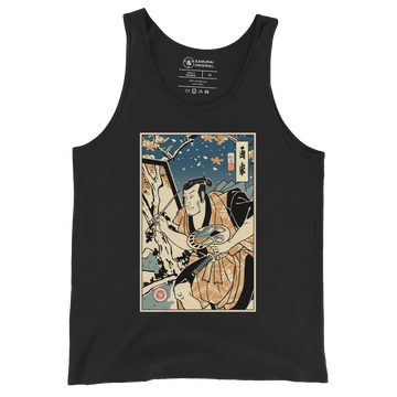 Samurai Painter Artist Ukiyo-e Men's Tank Top