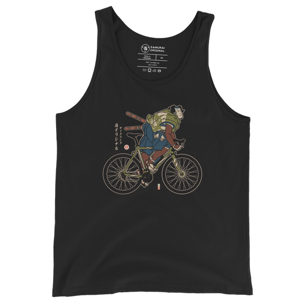 samurai Bicycle Race Sport Ukiyo-e Men's Tank Top